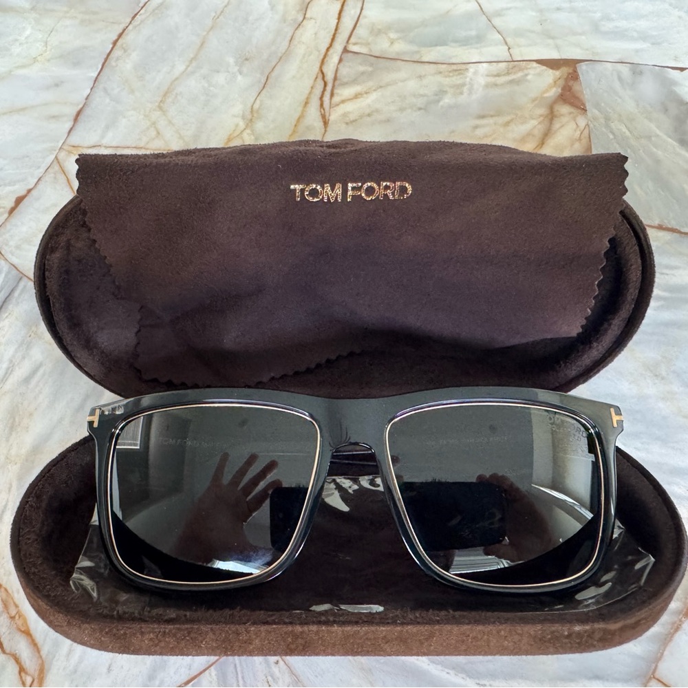 Tom Ford Black and Brown Sunglasses